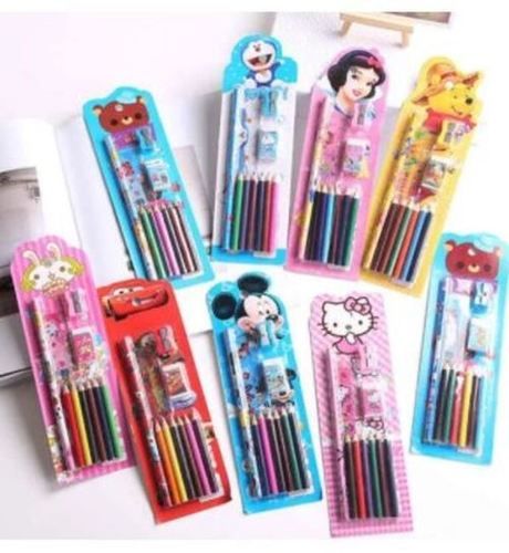 Back To School 10 Piece Non Toxic Pencil and Eraser Set