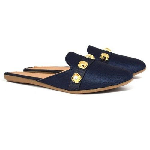 Blue Black Colour And Flexible And Ultra Comfortable Ladies Fancy Slipper