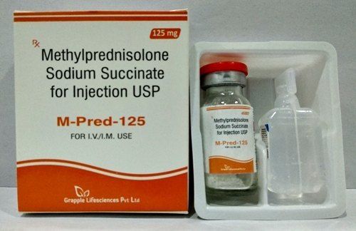 Methylprednisolone M- Pred 125 Mg Injection For Joint Skin And Blood