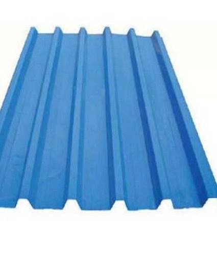 Plain Galvanized Blue Color Coated Roofing Sheets With Anti Rust Properties Length: 5-6 Foot (Ft)