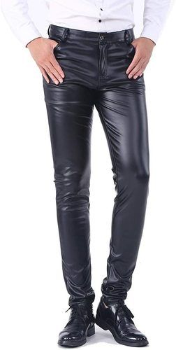 Topshop faux leather skinny fit pants in black  ASOS