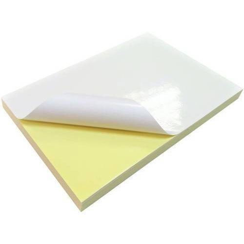 White Color Premium Quality A4 Size Sticker Sheet With High Adhesive Power