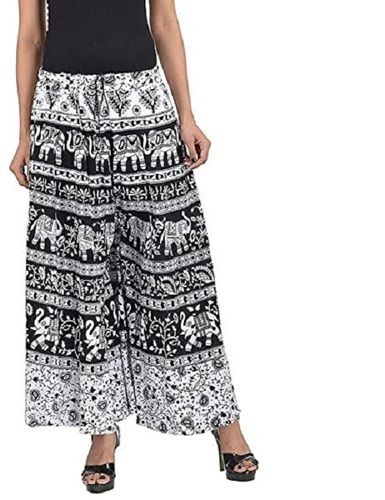 Buy MINERAL Black Womens Printed Palazzo Pants  Shoppers Stop