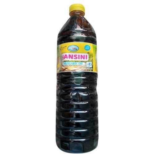 100% Natural and Organic 1 Litre Hansini Kachi Ghani Mustard Oil