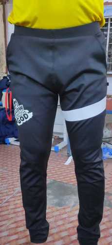 Black And White Color Mens Sports Lower Jogger To Impart A Softer Texture To Provide Comfort  Hip Size: 34-35 Inch (In)