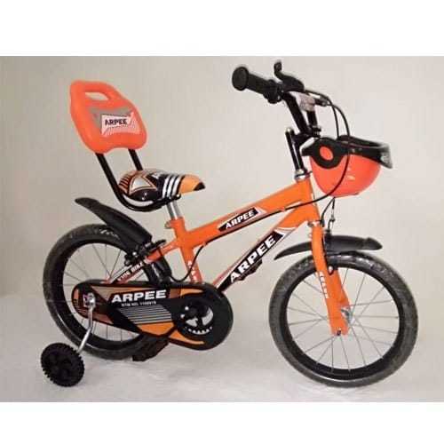 Orange And Black Kid Bicycle(comfortable Seat And Plastic Mudguard)