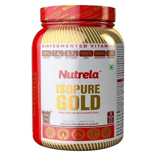 Patanjali Nutrela Gold Whey Protien (1kg) Irish Chocolate Flavour