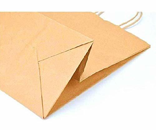 Plain Brown Paper Craft Carry Bags