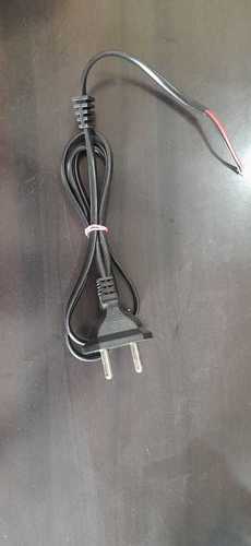 Shock Proof Energy Efficient Black Two Pin Power Supply Cord (220V 2M)