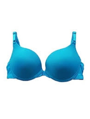 Cotton Push-Up Powder Blue Plain Half Cup Padded Bra at Rs 100/piece in  Greater Noida