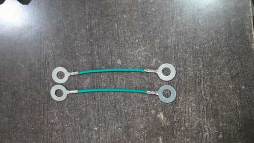 Stainless Steel Earth Jumpers With Green Sleeve And Rust Resistant, Standar Size Application: Industrial