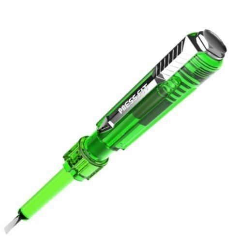 Hand Tool Transparent Green Color Polycarbonate Material Light Weight Electrical Line Tester