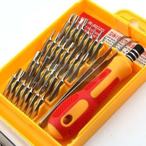 Yellow And Red Green Stainless Steel Screw Driver Set For Personal And Industrial Uses