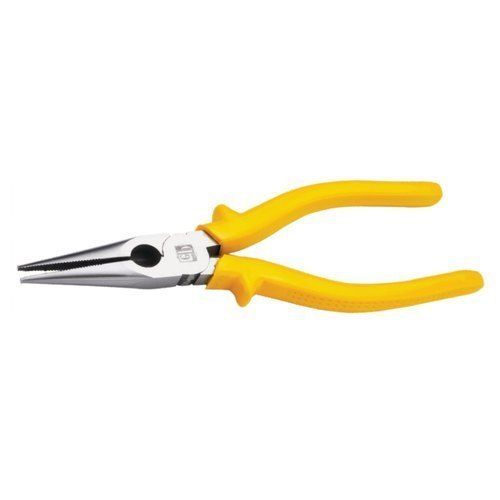 Yellow Mild Steel Plier Tool With Insulation On Handle For Industrial And Personal Use