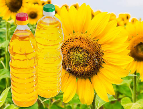 100% Natural & Pure Cold Pressed Fresh Bottles Sunflower Oil, 2 Liter