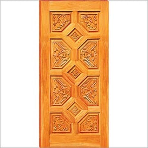 Brown Best Price Premium Quality Strong Wooden Readymade Panel Door