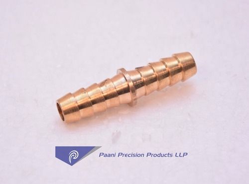 Brass Hose Barb Nipples For Air, Water, Oil, Fuel With Polished Finish Working Mediums: Water