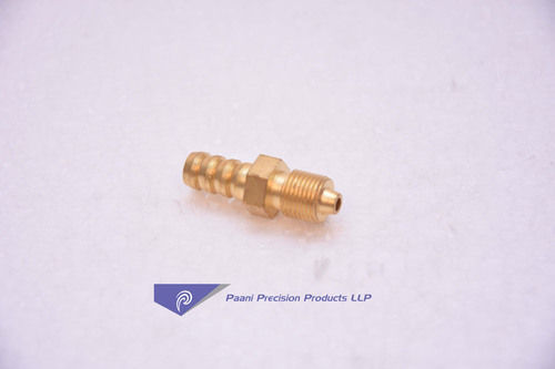 Brass Hose Barb Nozzles For Air, Water, Oil, Fuel With Polished Finish Working Mediums: Water