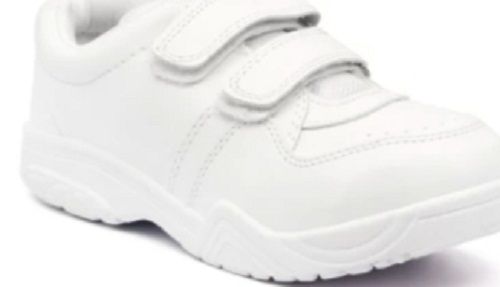 Comfortable, Durable And Light Weight Formal Wear White Color Shoes For School