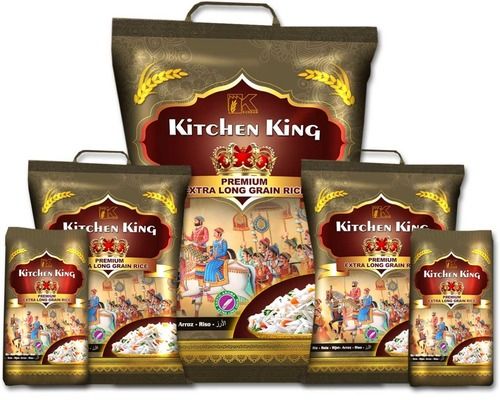 Kitchen King Premium Extra Long Grain Basmati Rice For Cooking