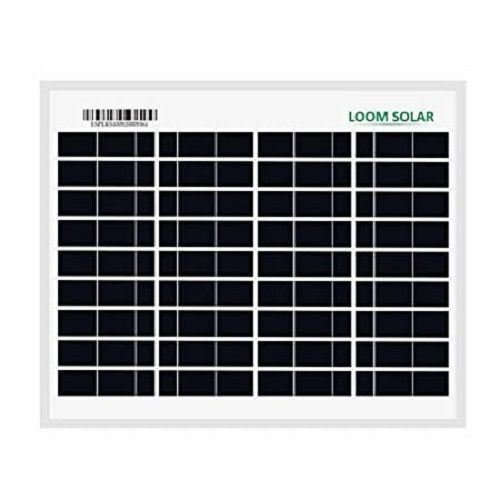 Black Loom Mini Solar Power Supply Panel For Home, Office And Industrial Use