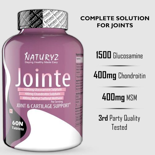 Naturyz Jointe Tablets With Glucosamine, Chondroitin And Msm For Joint And Cartilage