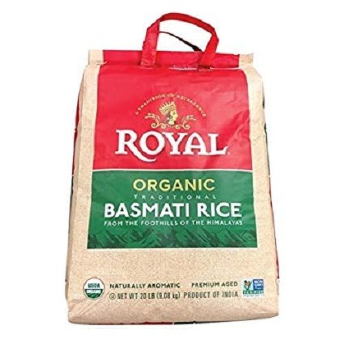 Royal Organic Traditional Basmati Rice For Prolific Soil And Unadulterated Spring Water Produce This Uncommon, Fragile Tasting Grain Broken (%): 14%