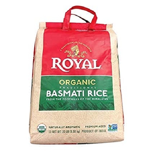 शानदार मिट्टी और बिना मिलावट वाले झरने के पानी के लिए रॉयल ऑर्गेनिक पारंपरिक बासमती चावल का उत्पादन यह असामान्य, नाजुक स्वाद वाला अनाज टूटा हुआ (%): 14%
