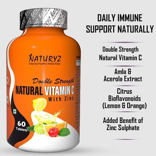 Vitamin C With Zinc, Amla And Acerola Extract Dietary Supplement Tablets Efficacy: Promote Nutrition