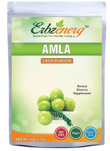 100% Natural Fresh Amla (Emblica Officinalis) Fruit Herbal Dietary Supplement Powder