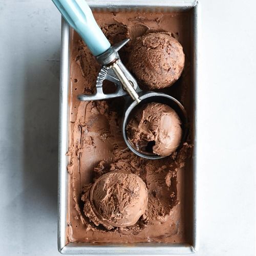1000ml Delicious And Non Toxic Brown Creamy Chocolate Ice Cream For Snack