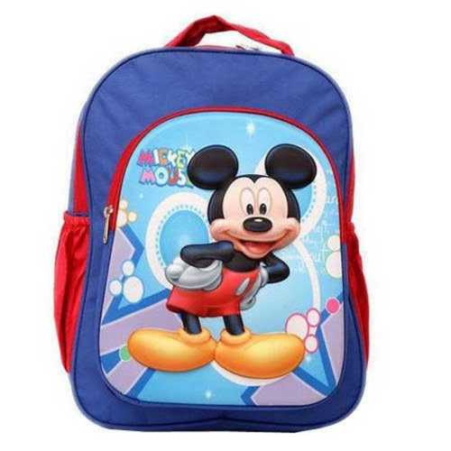 Multicolor Attractive Looks And Dirt Resistant Multi Colour Polyester Kids School Bag