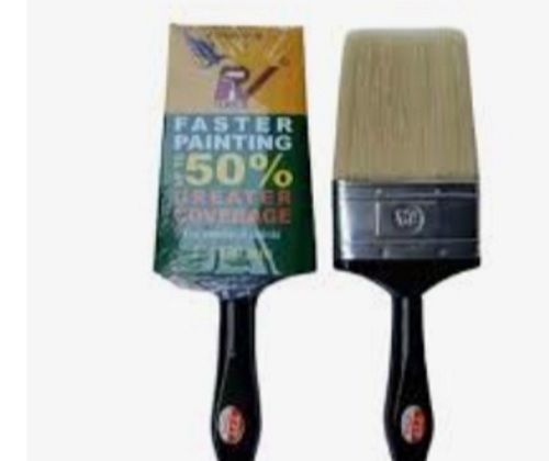 Black Yellow Colour 100 Percent Pure Acrylic Nylon Polyester Blend Round Bristles Paint Brush