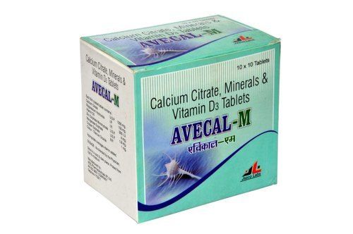 Calcium, Minerals And Vitamin D3 Avecal-M Tablets, 10X10 Dosage Form: Tablet