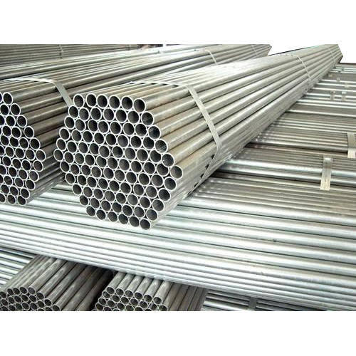 Silver Corrosion Resistant Round Shape Fabricated Galvanized Iron Earthing Pipes