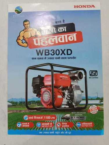 Stainless Steel Four Stroke Engine High Performance Honda Petrol Wb20Xh Dr Water Pumps (Petrol Engine)