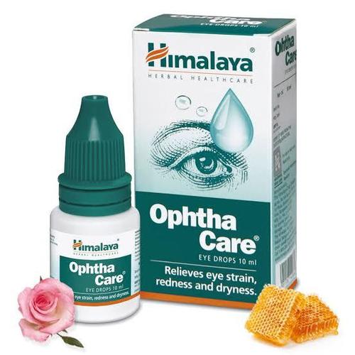 Himalaya Ophthacare Eye Drops, 10ml (Relieves eye Strain, Redness and Dryness)