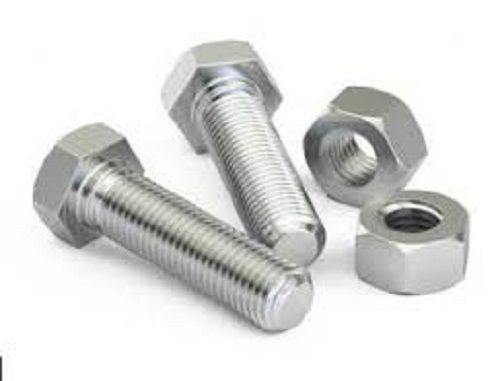 Ms Silver Steel Bolt Nut Made With Stainless Steel Generally Alterations Head Size: 2Mm.