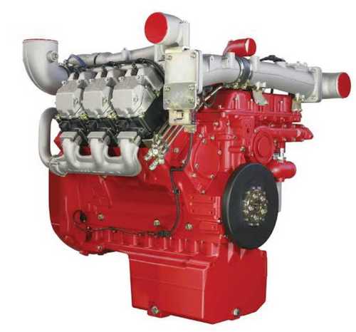 Red And Grey Colour 2 Stroke Mild Steel 16hp Water Cooled Diesel Engine