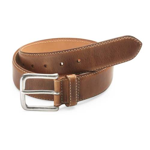 4.5 To 5 Mm Brown Leather Belts With Brass Buckle Gender: Male