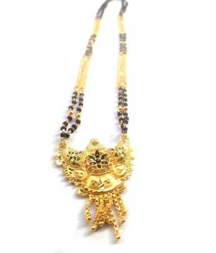 Golden Daily Wear And Wedding Wear Imitation Mangalsutra For Female Person