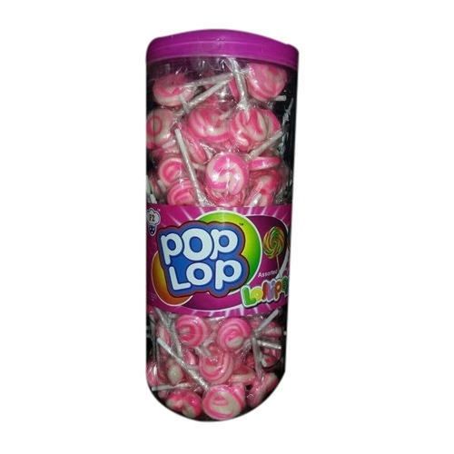 Delicious Taste and Mouth Watering Pink Colour Lollipop Candy