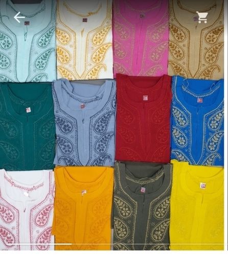 Fancy Chikan Kurti