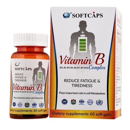 Healthy Supplement Softcaps Vitamin B Complex Softgel Capsules