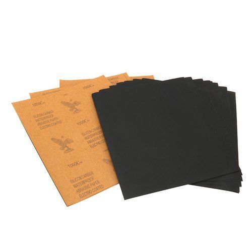 Industrial Tearproof Black Aluminium Oxide Abrasive Paper For Industrial Use