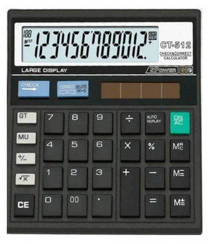 Light Weight C-512,150 Steps Check And Correct Desktop Calculator With Tax Keys