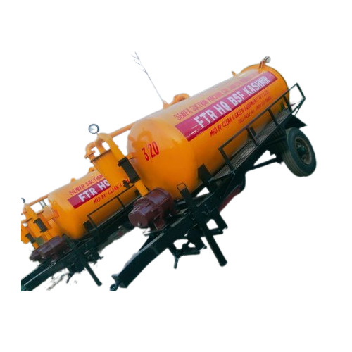 Mild Steel Semi Automatic Trailer Mounted Sewer Suction Machine (3000 ...