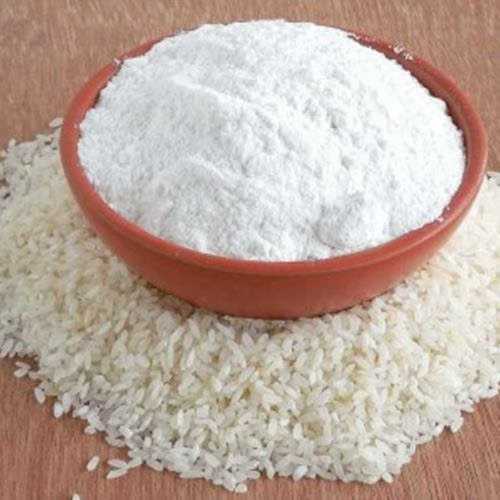 Organic Light White Gluten Free Rice Powder Without Artificial Color