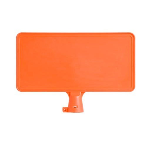 Plastic Cone Message Plate For Road Safety With Plastic Material And Rectangular Shape