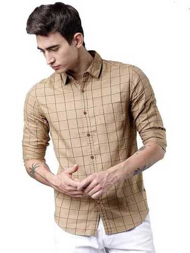 Skin Friendliness Elegant Look Mens Shirt